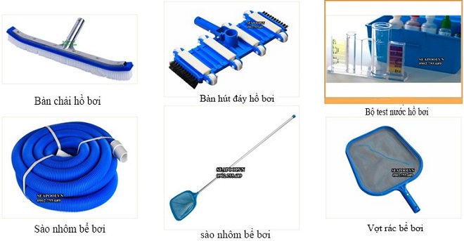 Thiết bị vệ sinh hồ bơi